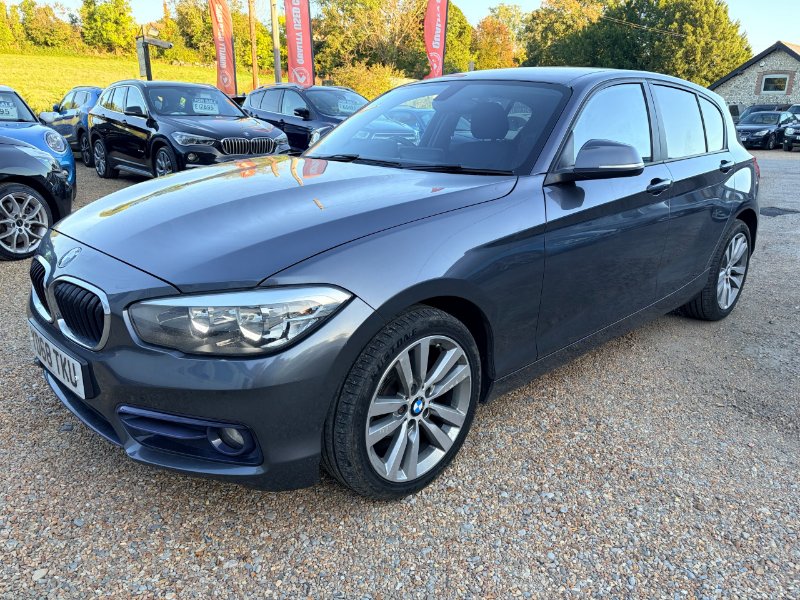 Grey 2018 BMW 1 Series 118i Sport. 1.5 Petrol. Manual. 5 Door. Grey. Good Value. in Waterlooville